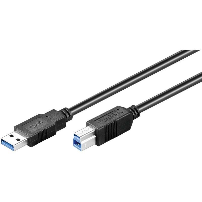 Pro USB-A USB-B 3.0 - 5m - Sort Usb Kabel 4040849961199