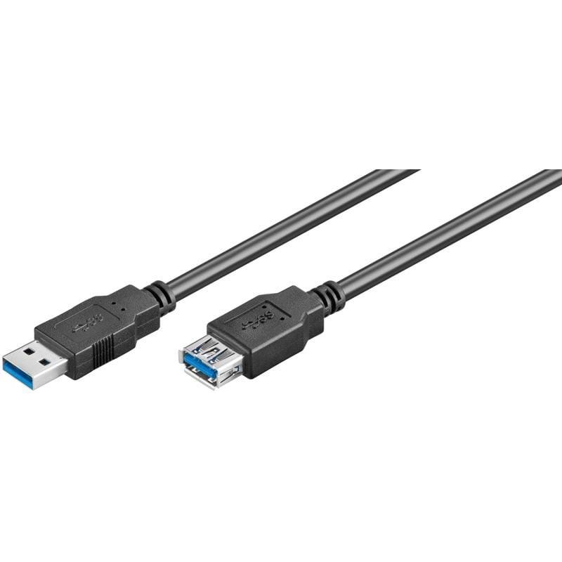Pro USB-A USB-A - 1.8m - Sort Usb Kabel 4040849939983