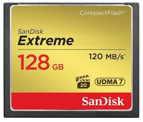SANDISK Extreme CF- 120MB/s - 128GB Hukommelseskort SDCFXSB-128G-G46