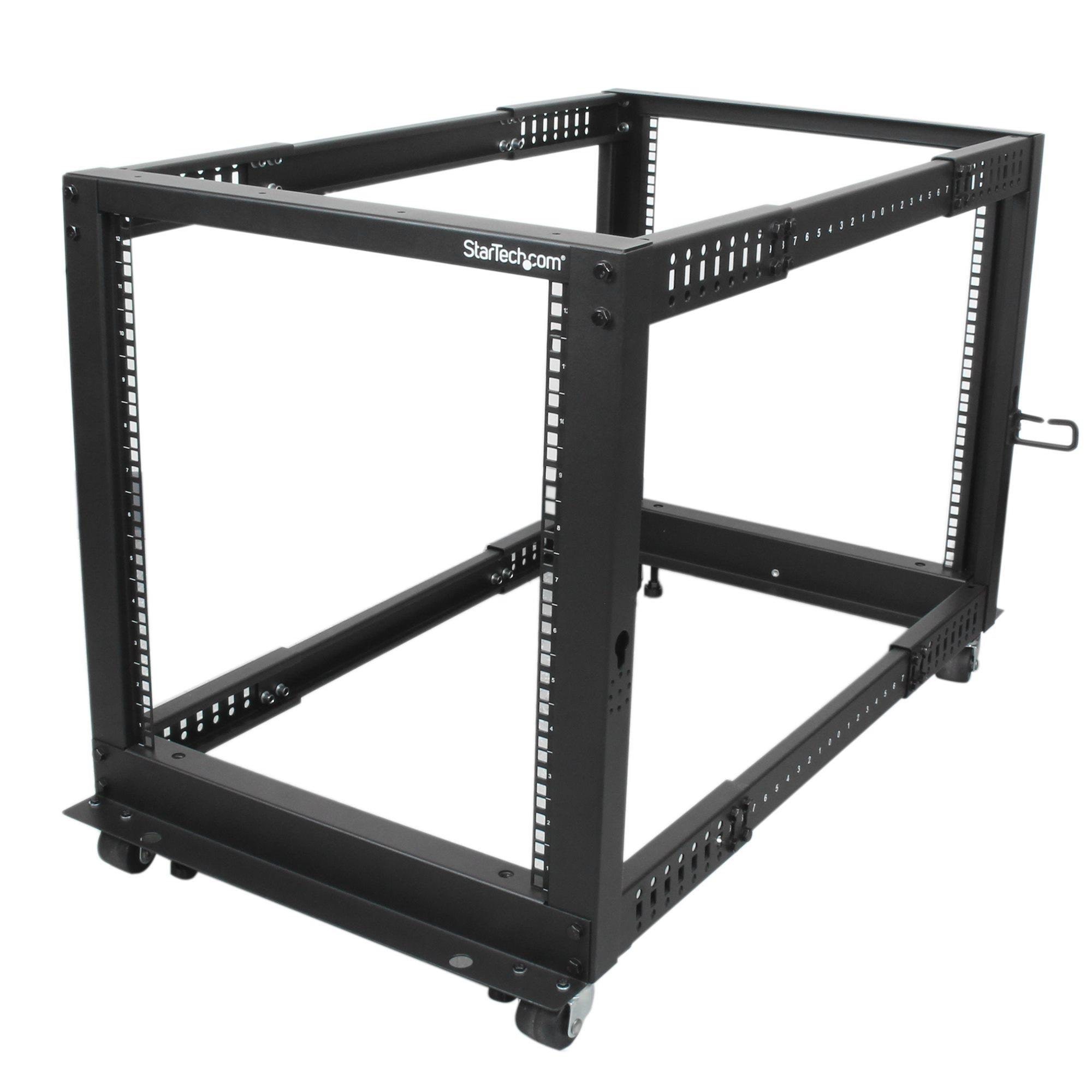 StarTech.com 4POSTRACK12U - 12U - Open Frame Rack Cabinet Rackskab