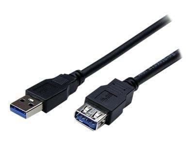 StarTech.com SuperSpeed USB 3.0 Extension Cable Usb Kabel Sort USB3SEXT2MBK