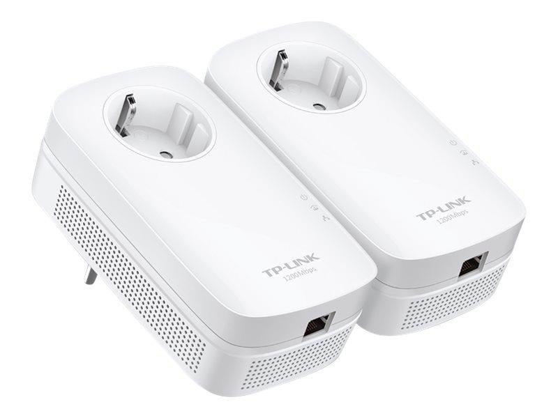 TP-Link TL-PA8010P KIT AV1300 Gigabit Passthrough Powerline Starter Kit Wifi Forstærker