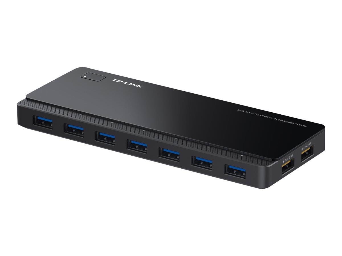 TP-Link UH720 USB 3.0 7-Port Hub with 2 Charging Ports USB hub - USB 3.0 - 7 ports - Sort