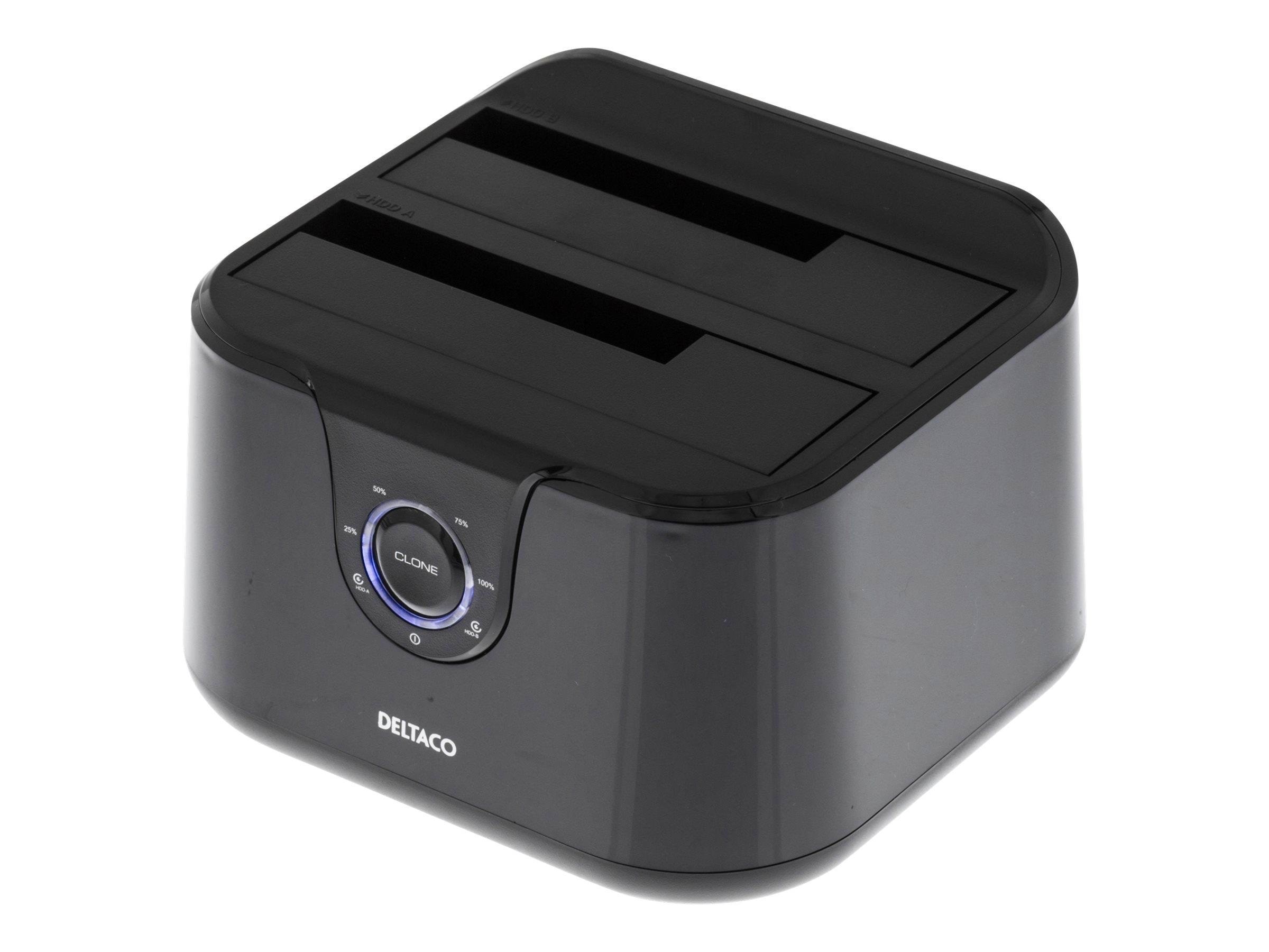 Deltaco MAP-GD35U3 HDD Dock with Clone function Controller