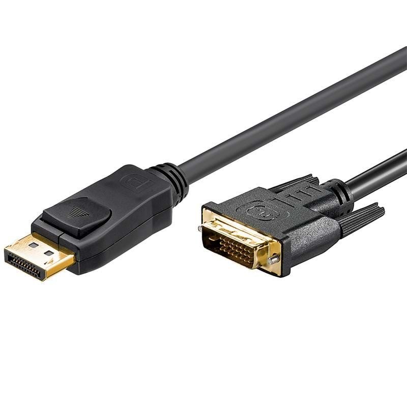 Pro DisplayPort - DVI-D - 1m - Sort Skærmkabel DPDVI-D-1
