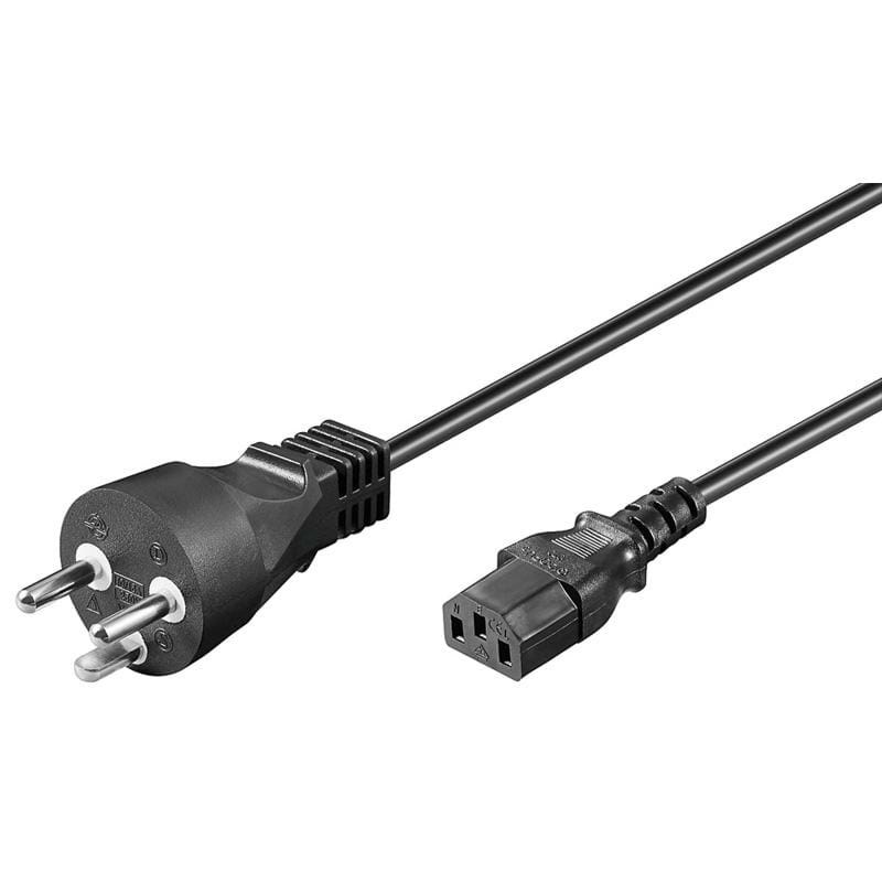 Pro Power cable C13 (jordet) - 2 m Strømkabel Sort 4040849957321