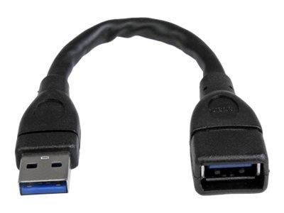StarTech.com USB 3.0 Extension Adapter Cable A to A Usb Kabel Sort USB3EXT6INBK