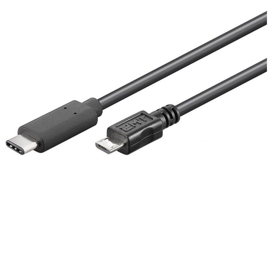 Pro USB-C USB Micro-B - 1m - Sort Usb Kabel 4040849679933