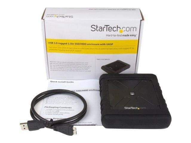 StarTech.com Rugged Hard Drive Enclosure Harddisk Tilbehør S251BRU33