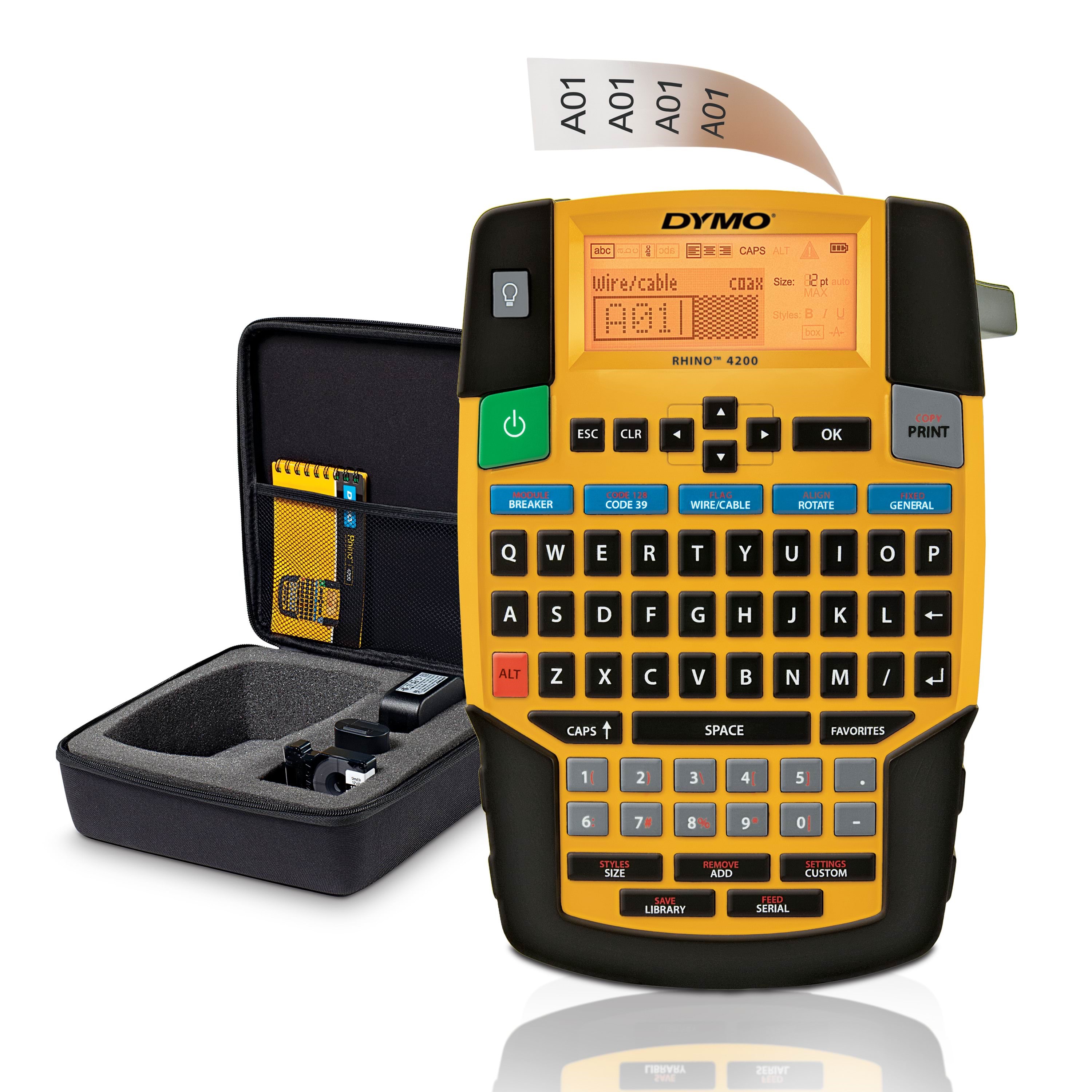 DYMO Rhino 4200 industri etiketmaskine kuffertsæt
