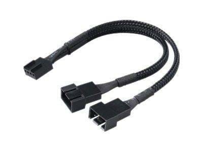 Akasa PWM Fan Splitter Strømkabel Sort AK-CBFA04-15
