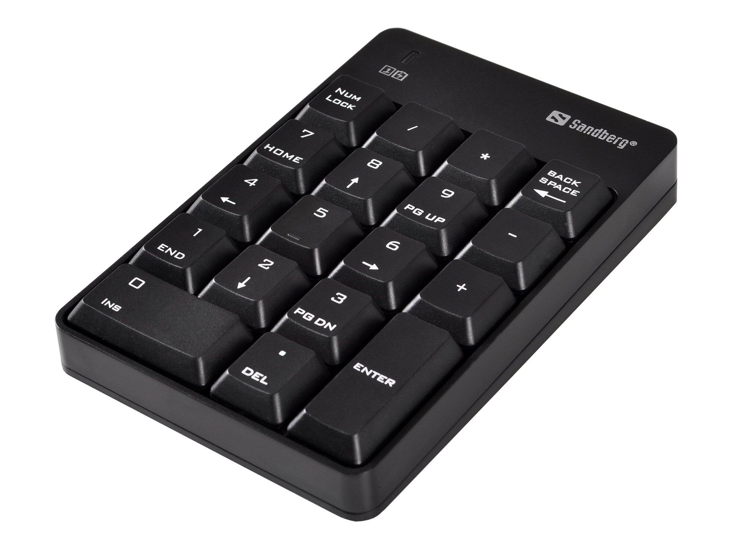 Sandberg Wireless Numeric Keyboard 2 - Numpad - Sort Tastatur 630-05