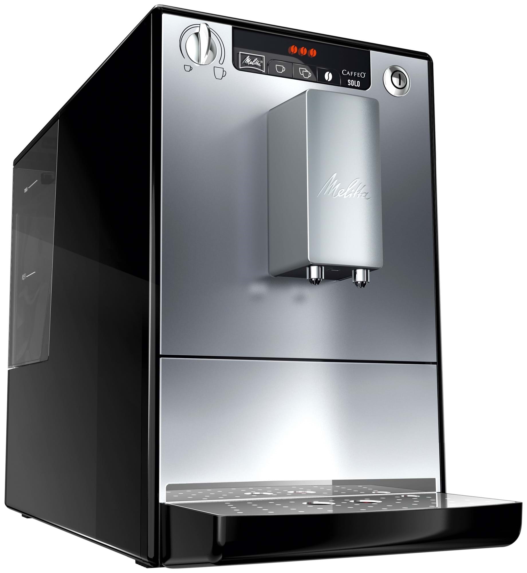 Melitta Caffeo Solo - Silver/Black Kaffemaskine Sølv 6774092