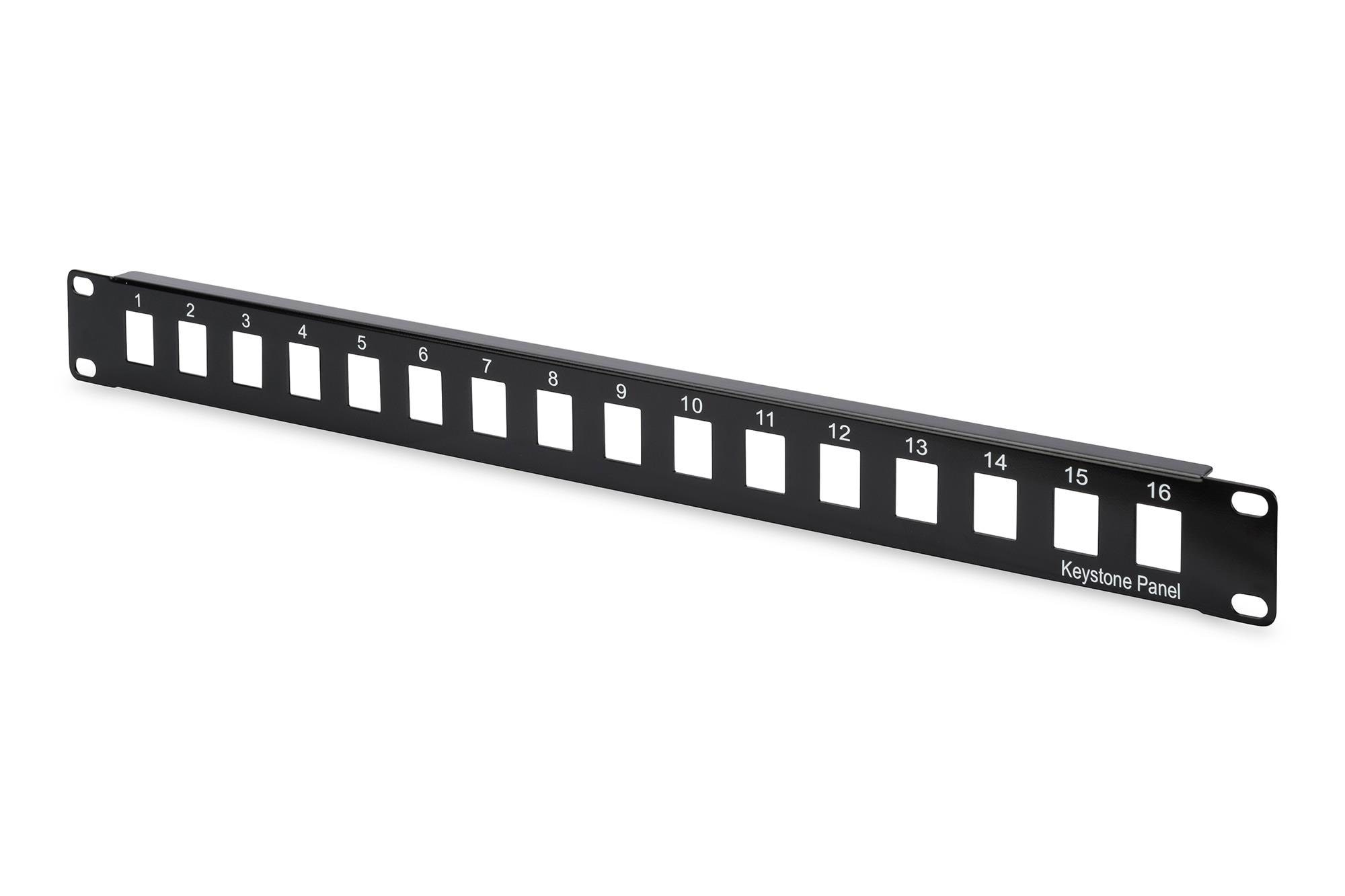 DIGITUS 16-Port Modular Patch Panel Netværkstilbehør DN-91400