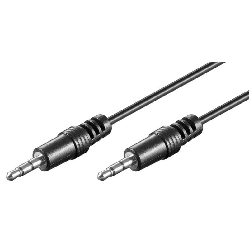 Pro MiniJack 3.5mm Shielded 3P - 10m Audiokabel Sort 4040849516610