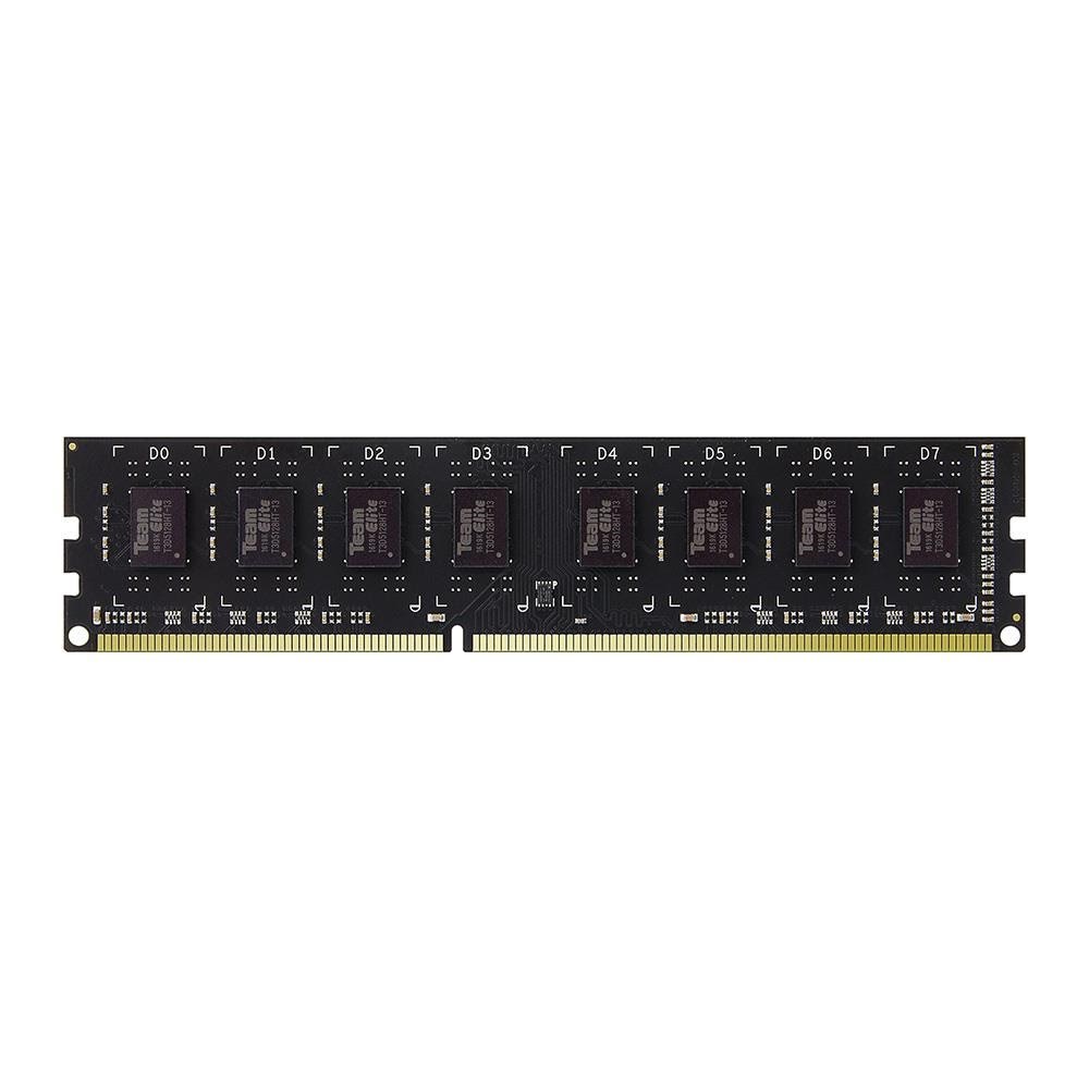 Team Group Elite DDR3-1600 - 4GB - CL11 - Single Channel (1 pcs) - Sort