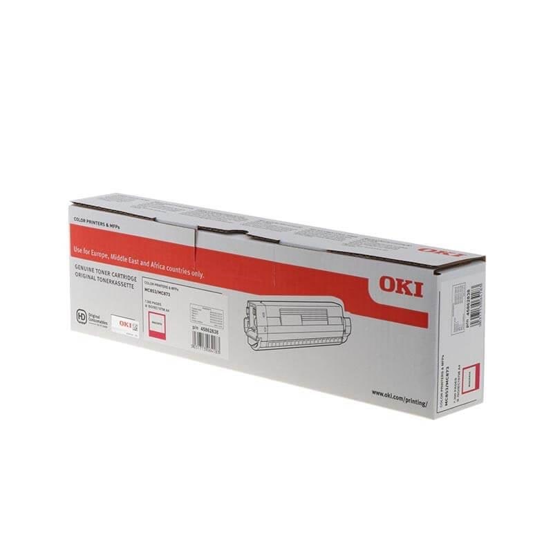OKI 45862838 / MC853/873/883 Magenta Toner Printerpatron Og Toner