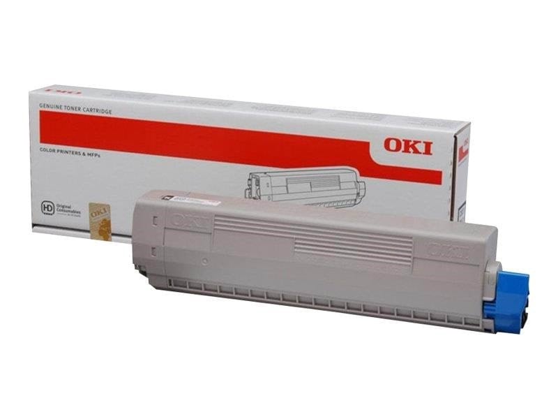OKI 45862840 / Black Toner MC853 MC873 MC883 Printerpatron Og Toner Sort