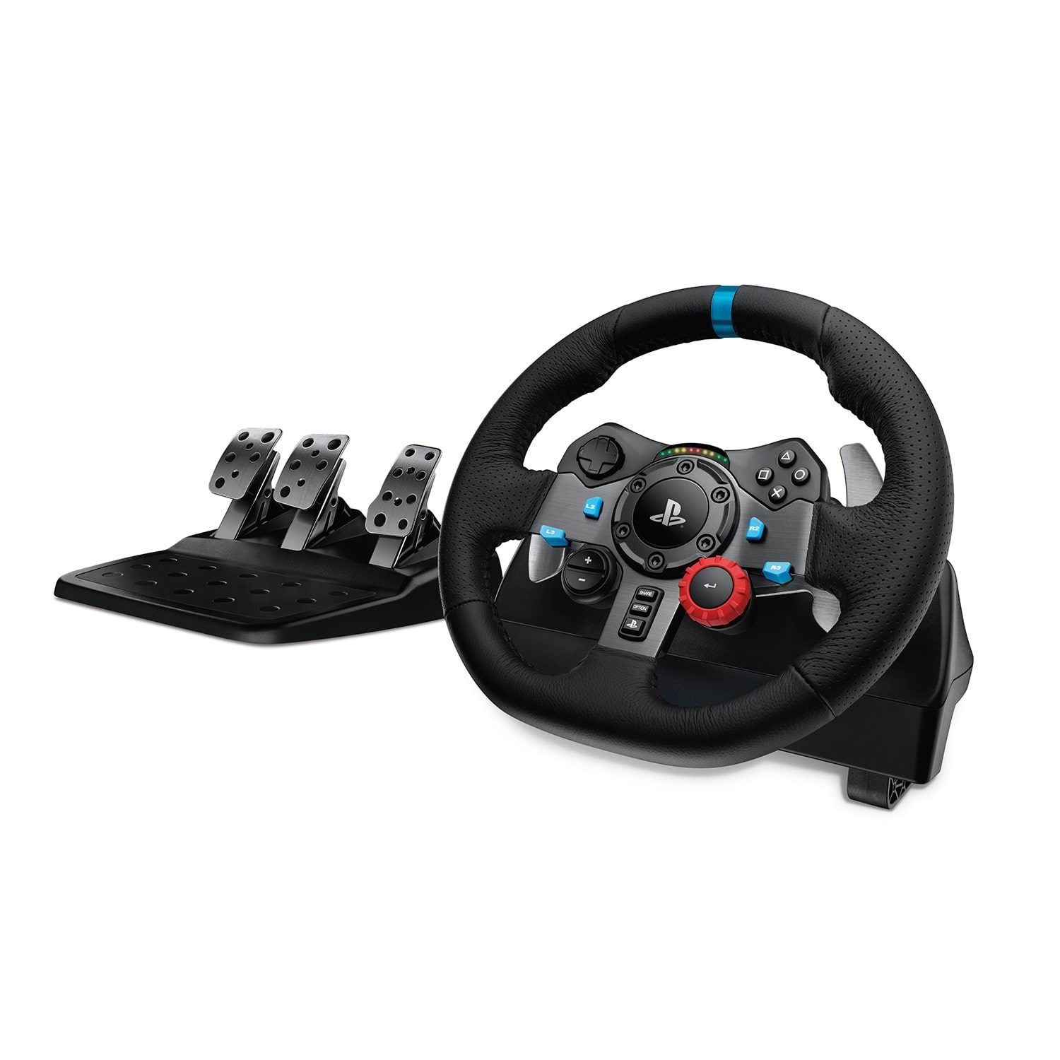 Logitech G29 Driving Force Racing Wheel (PS5 / PS4 / PS3 / PC) - Wired Steering wheel & Pedal set - Sony PlayStation 4