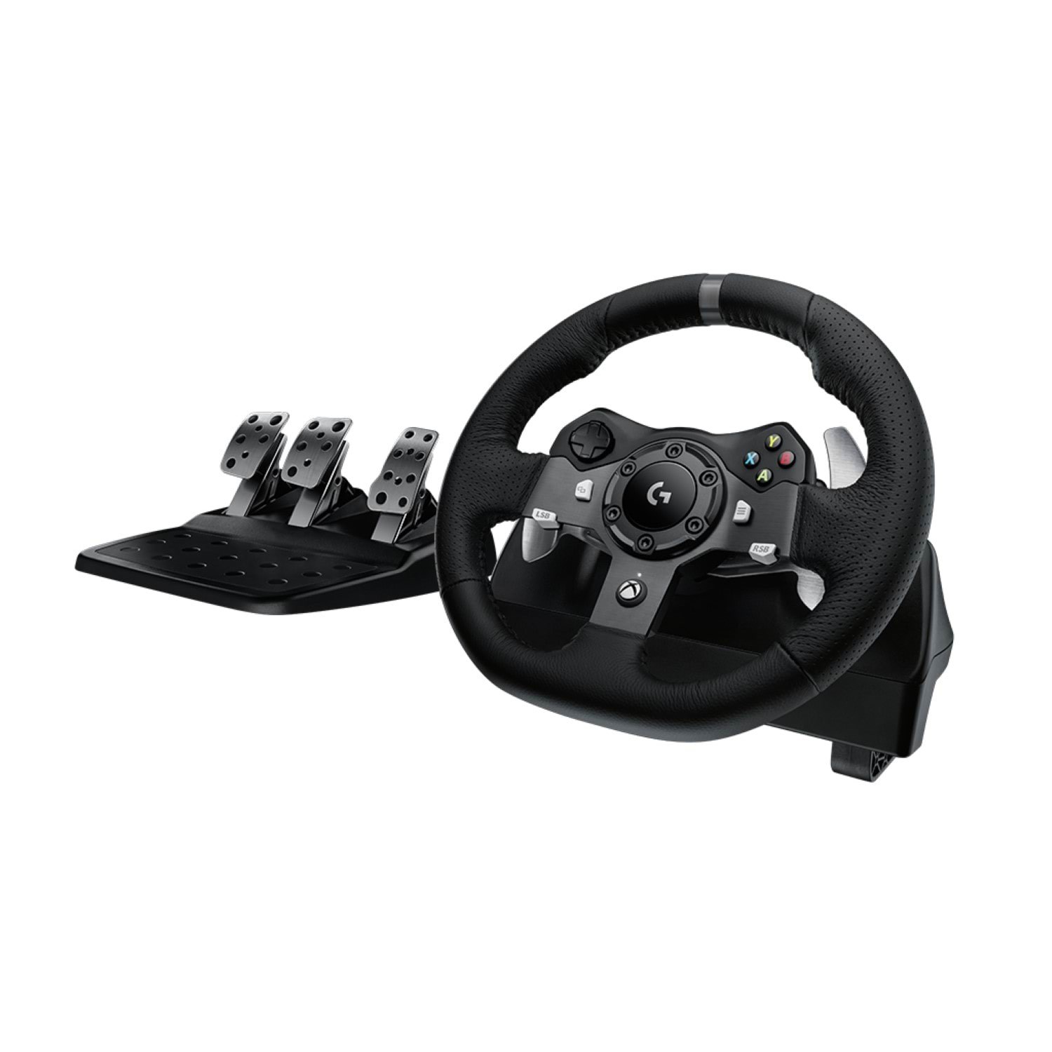 Logitech G920 Driving Force (Xbox X-S / Xbox One / PC) - Wired Steering wheel & Pedal set - Microsoft Xbox One Spil Tilbehør 941-000123