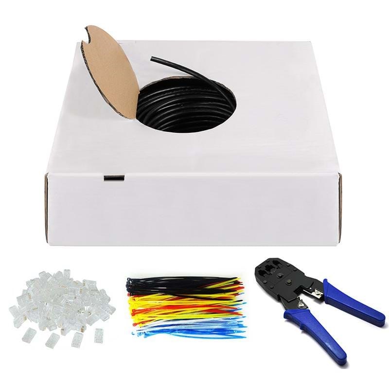 Pro LAN CAT 6 UTP - Outdoor - Sort - 305m Netværkskabel 4040849943997