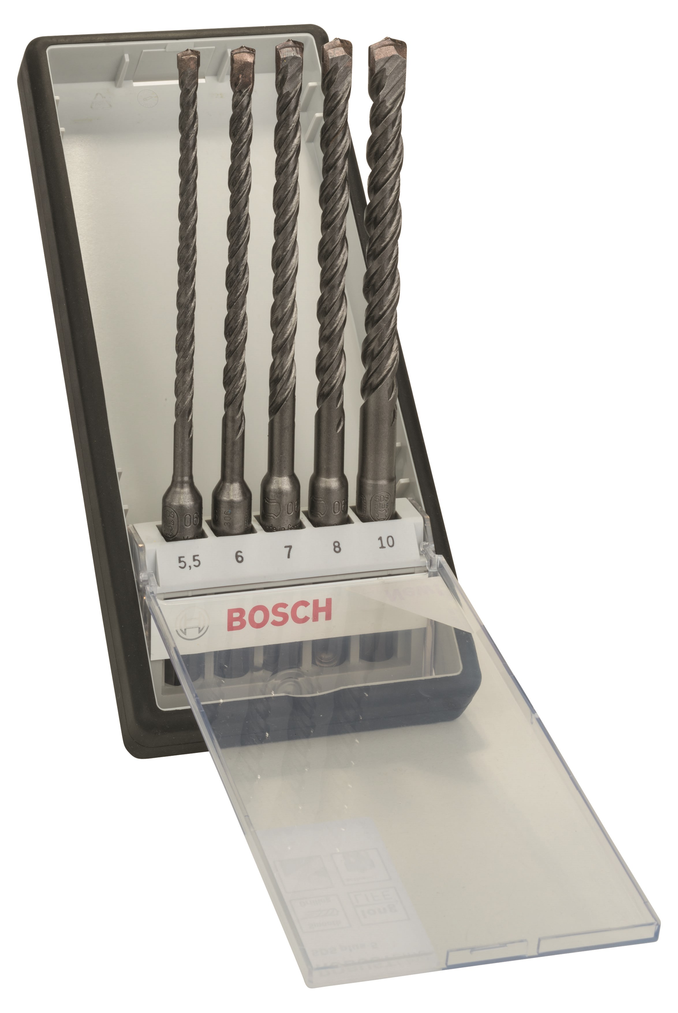 Bosch Robust Line hammerborsæt SDS plus-5 med 5 dele Bor Og Bits 2607019929