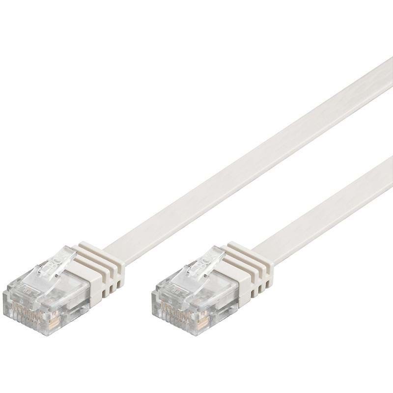 Pro LAN CAT 6 UTP Flat - Hvid - 10m Netværkskabel 4040849951565