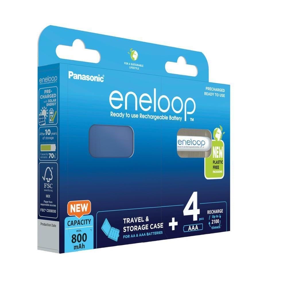 Panasonic eneloop BK-4MCDE - Battery 4 x AAA - NiMH - ( rechargeable ) - 800 mAh