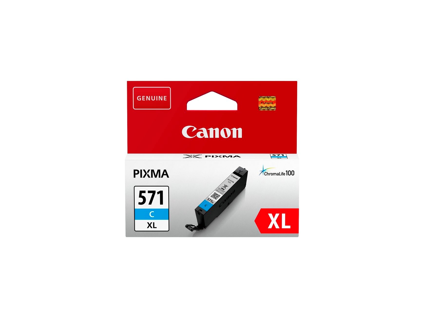 Canon CLI-571XL / 0332C001 High Cyan Printerpatron Og Toner