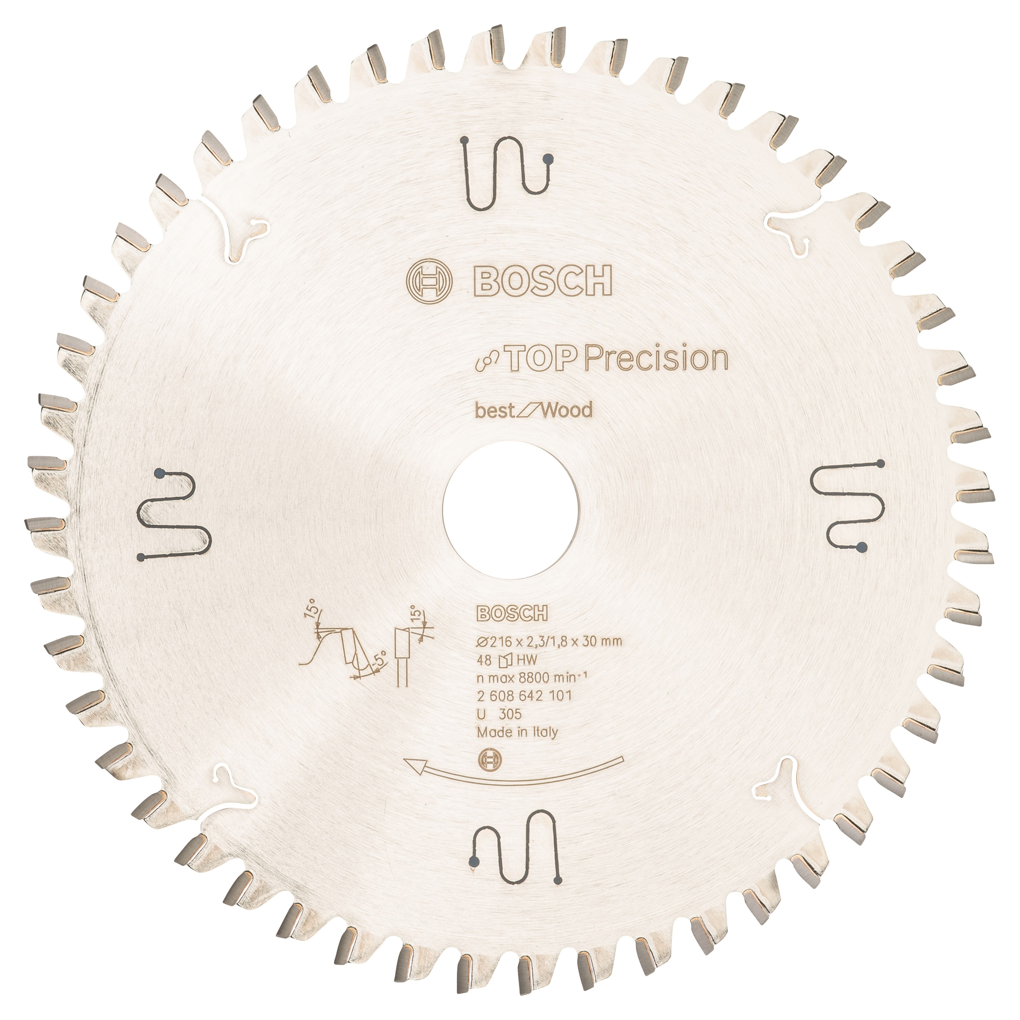 Bosch Rundsavsklinge Top Precision Best for Wood Rundsav 2608642101
