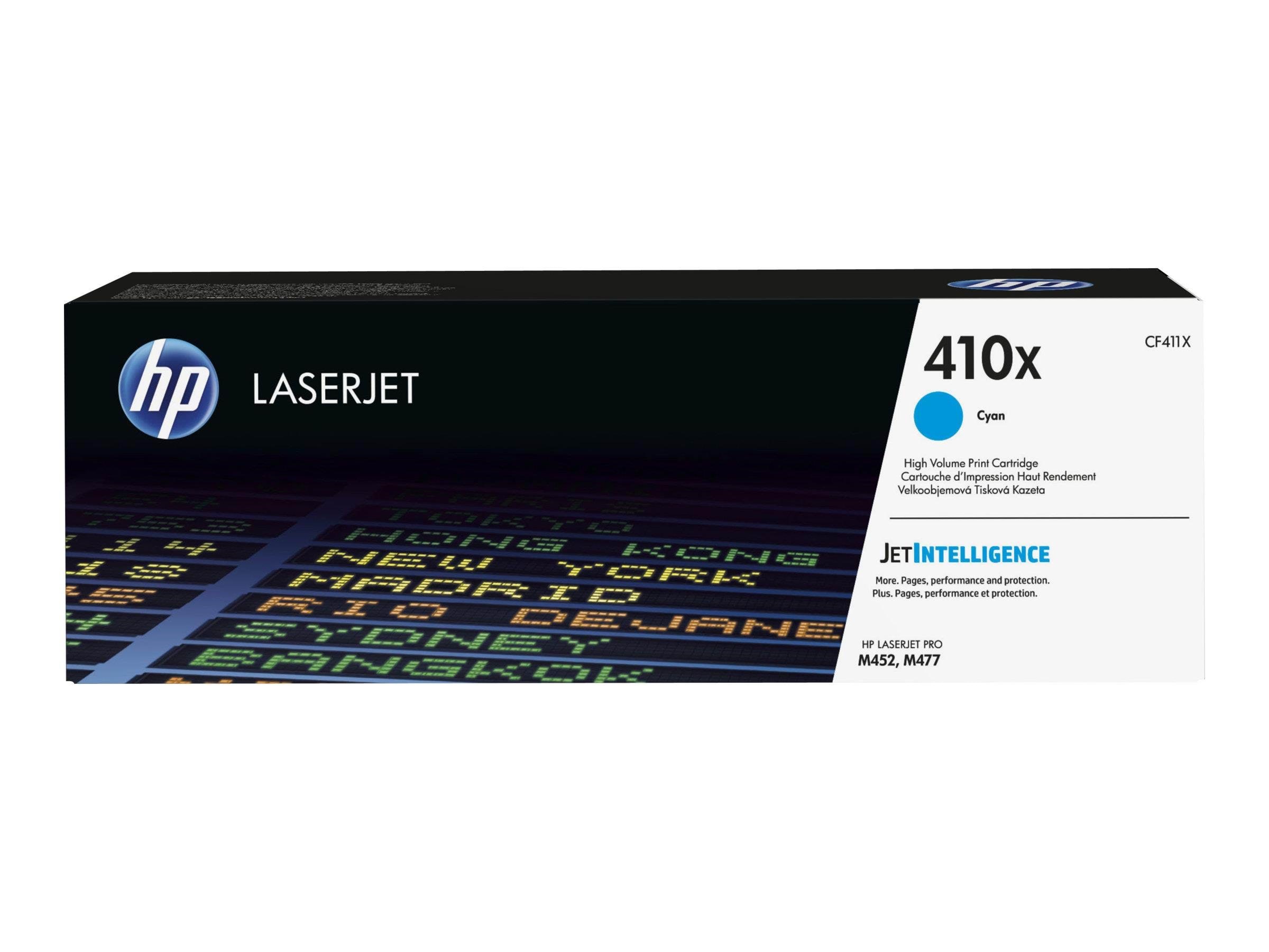 HP 410X / CF411X High Capacity Cyan Toner Printerpatron Og Toner
