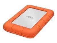 LaCie Rugged Mini - 1TB - Ekstern Harddisk - Orange Ekstern Harddisk LAC301558