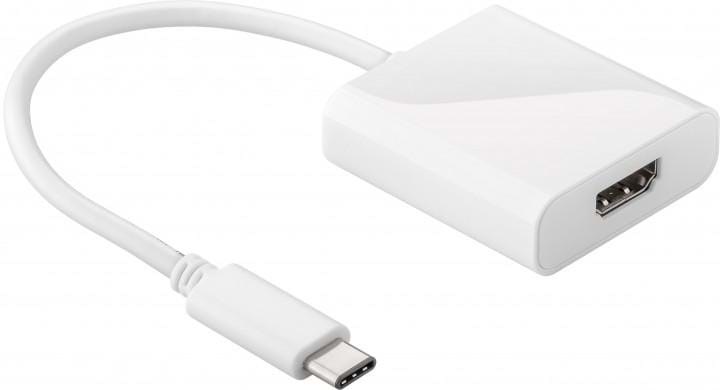 Pro USB 3.1 C - HDMI - White - 0.2m Skærmkabel Hvid 4040849662591