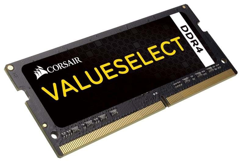 Corsair Value Select DDR4-2133 - 16GB - CL15 - Single Channel (1 pcs) - Sort Ram CMSO16GX4M1A2133C15
