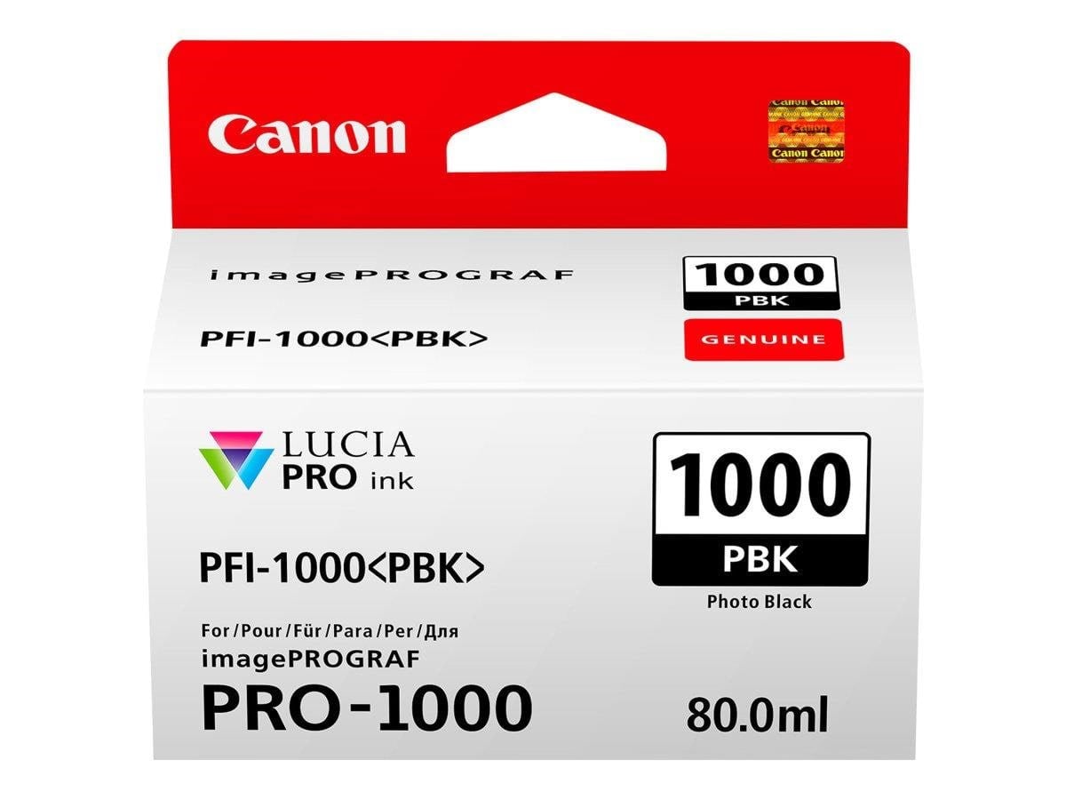 Canon PFI-1000 / 0546C001 Photo Black Printerpatron Og Toner Foto sort