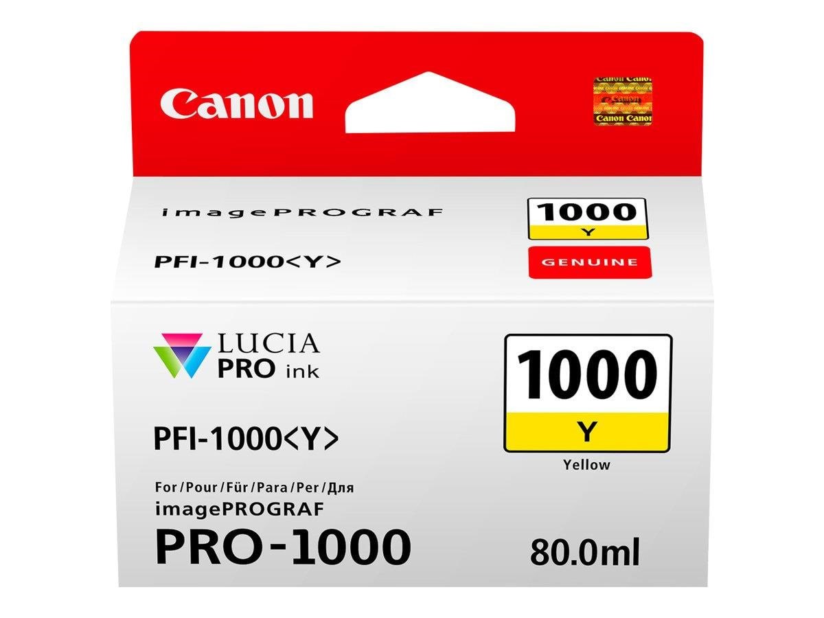 Canon PFI-1000 / 0549C001 Yellow Printerpatron Og Toner Gul