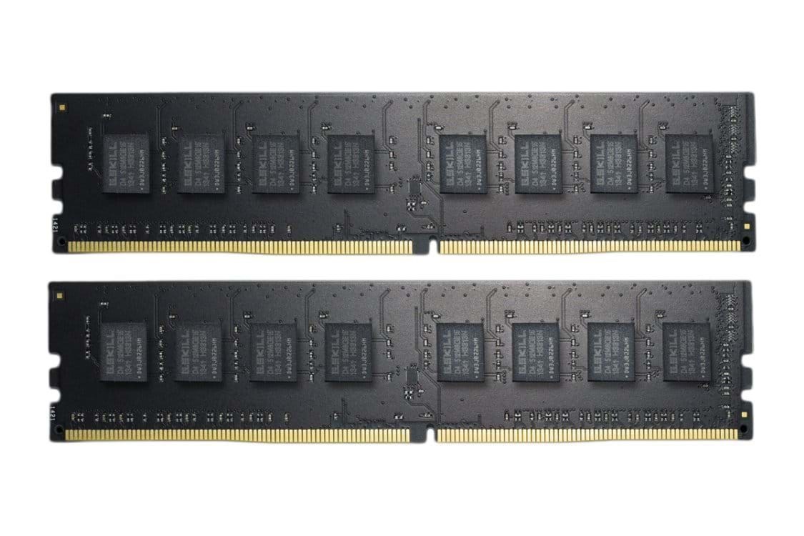 G.Skill Value DDR4-2133 - 8GB - CL15 - Dual Channel (2 pcs) - Intel XMP - Sort Ram F4-2133C15D-8GNT
