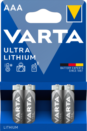 VARTA Varta Ultra Lithium - AAA - 4pk. Batteri 06103301404