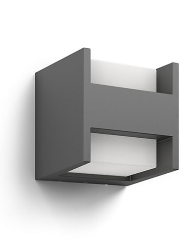 Philips Arbour udendørs væglampe, LED, antracit Lampe 915005193701