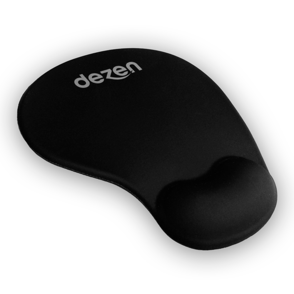 dezen Mousepad with Gel - Standard Musemåtte MP-SIL-BK