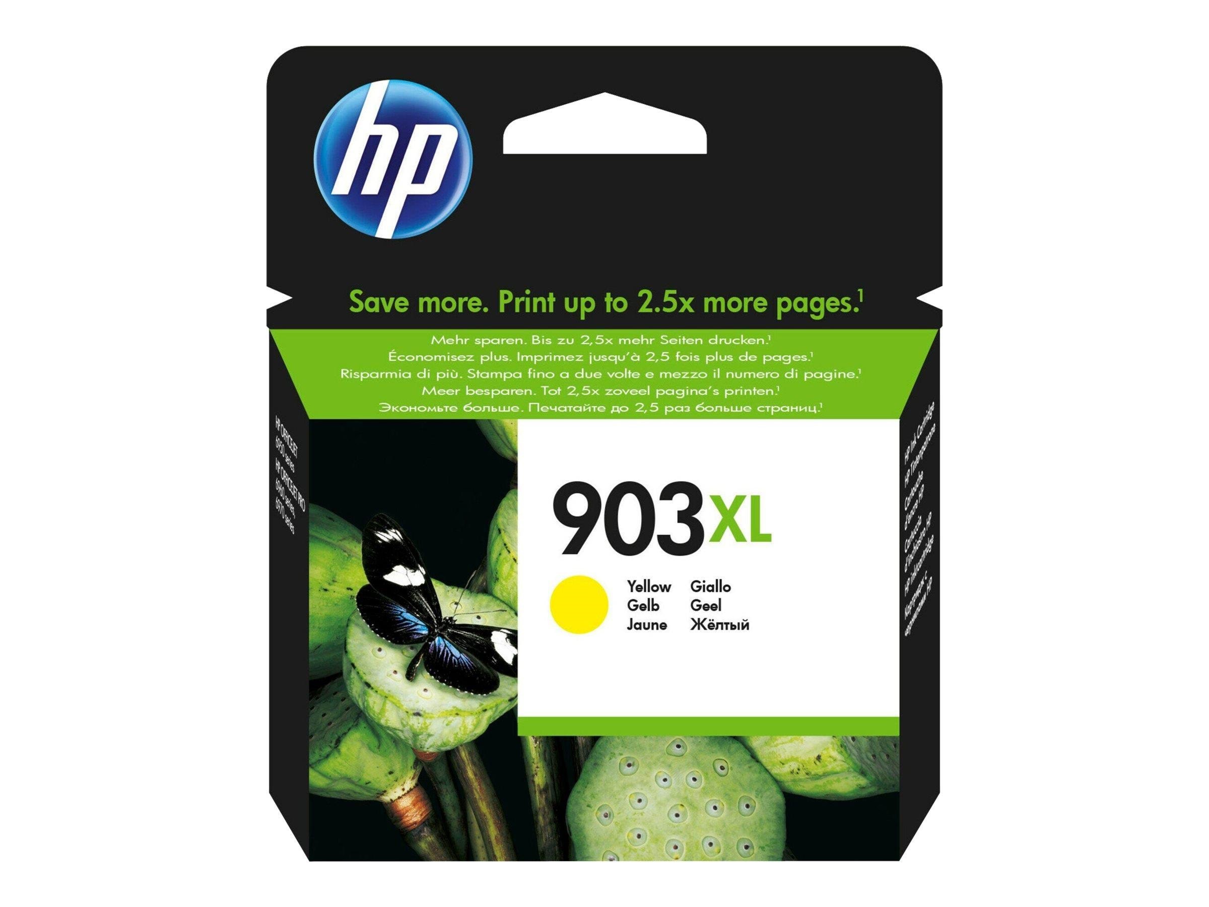 HP 903XL / T6M11æ High Capacity Yellow Toner Printerpatron Og Toner Gul