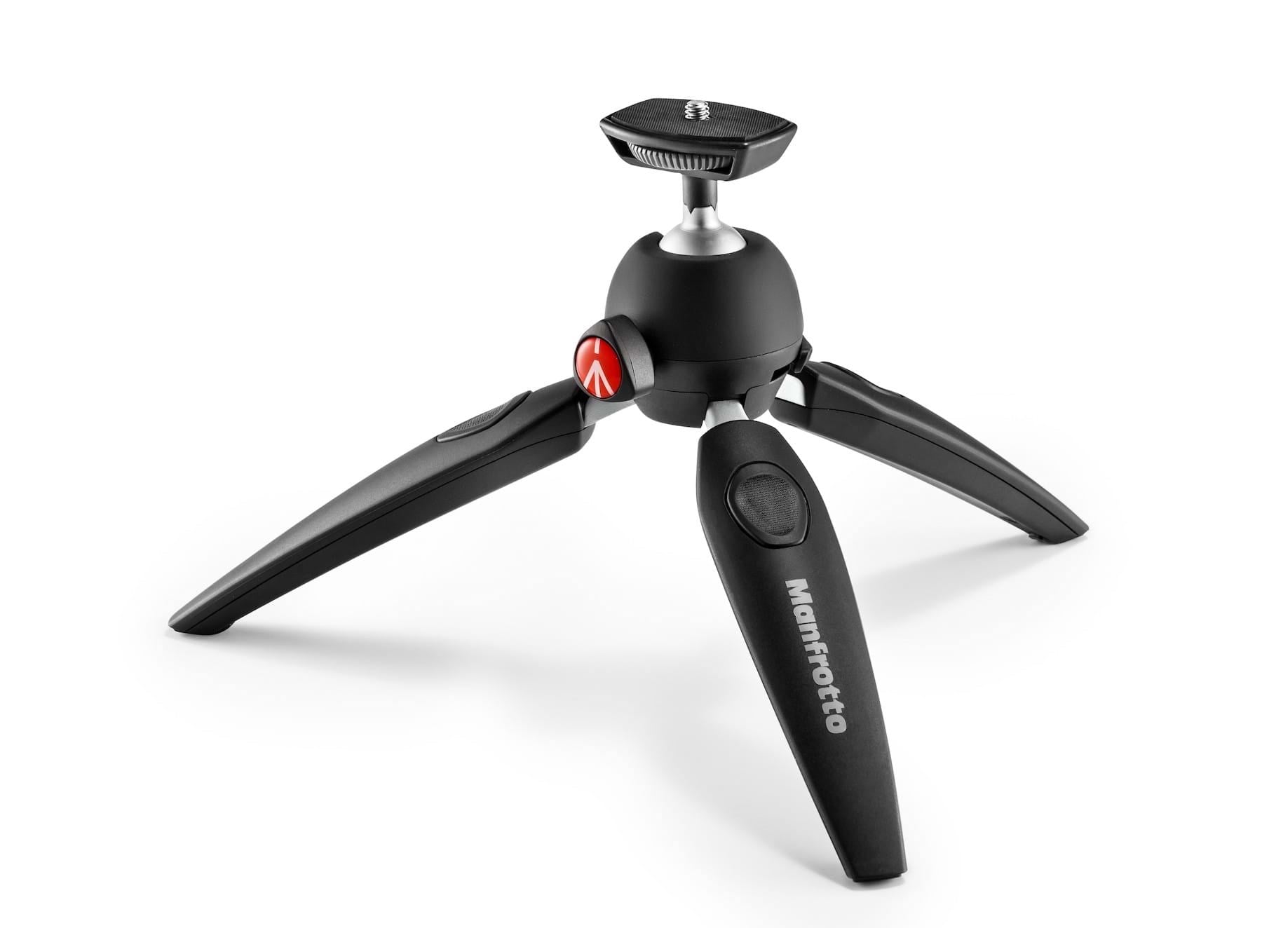 Manfrotto PIXI EVO 2-Section Mini Tripod light and compact - Black Kamerastativ MTPIXIEVO-BK