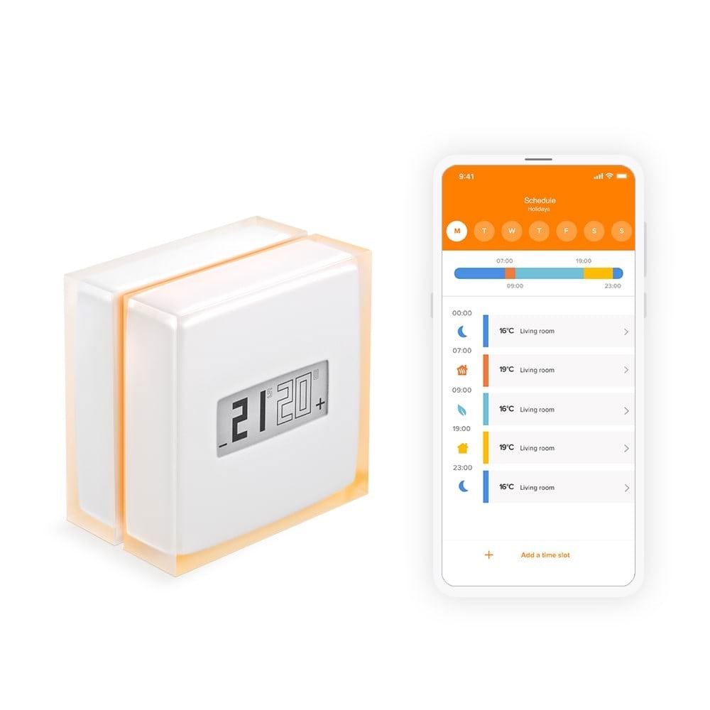 Netatmo Smart Termostat by Starck V2 Smart Home NTH01-EN-EU