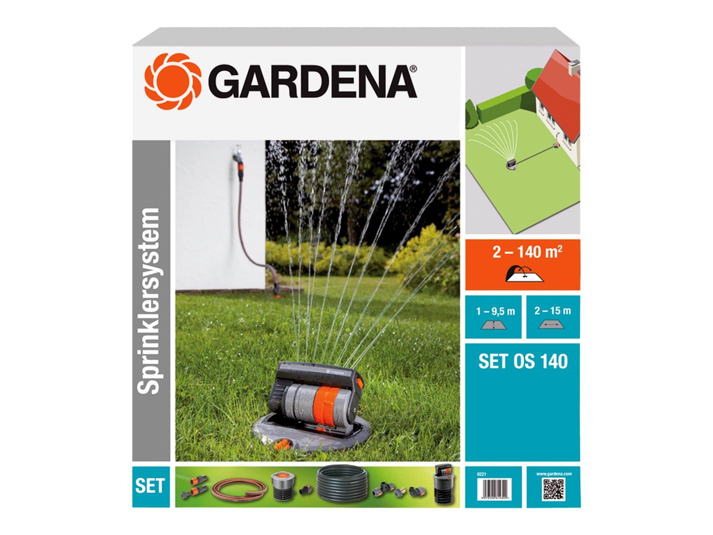 Gardena Pop-Up Sprinkler Set OS 140 8221 Havevanding
