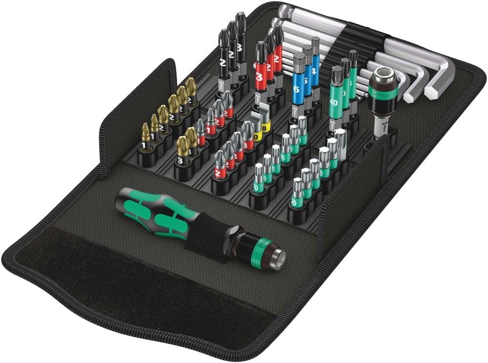 Wera Kraftform Kompakt 100, 52 dele Bor Og Bits 05057460001