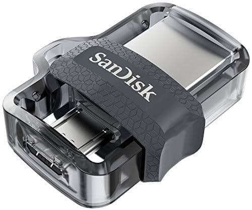 SANDISK Ultra Dual Drive - 128GB - USB Stick Usb Stick Sort SDDD3-128G-G46