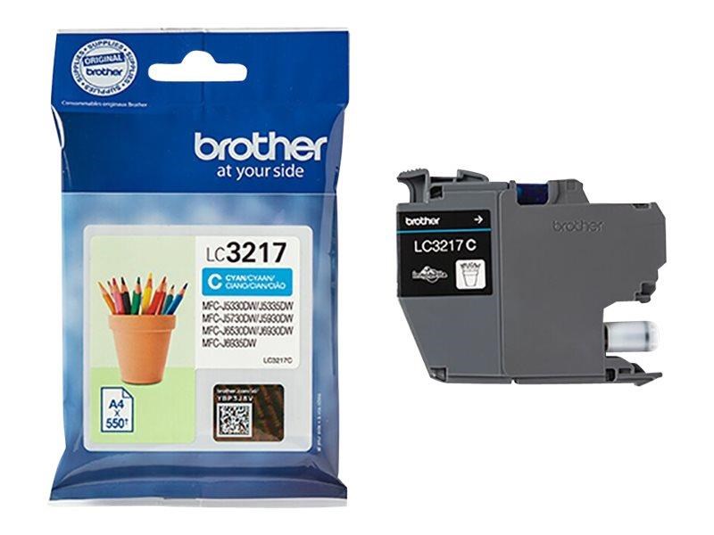 Brother LC3217C / LC 3217C Cyan Ink Printerpatron Og Toner
