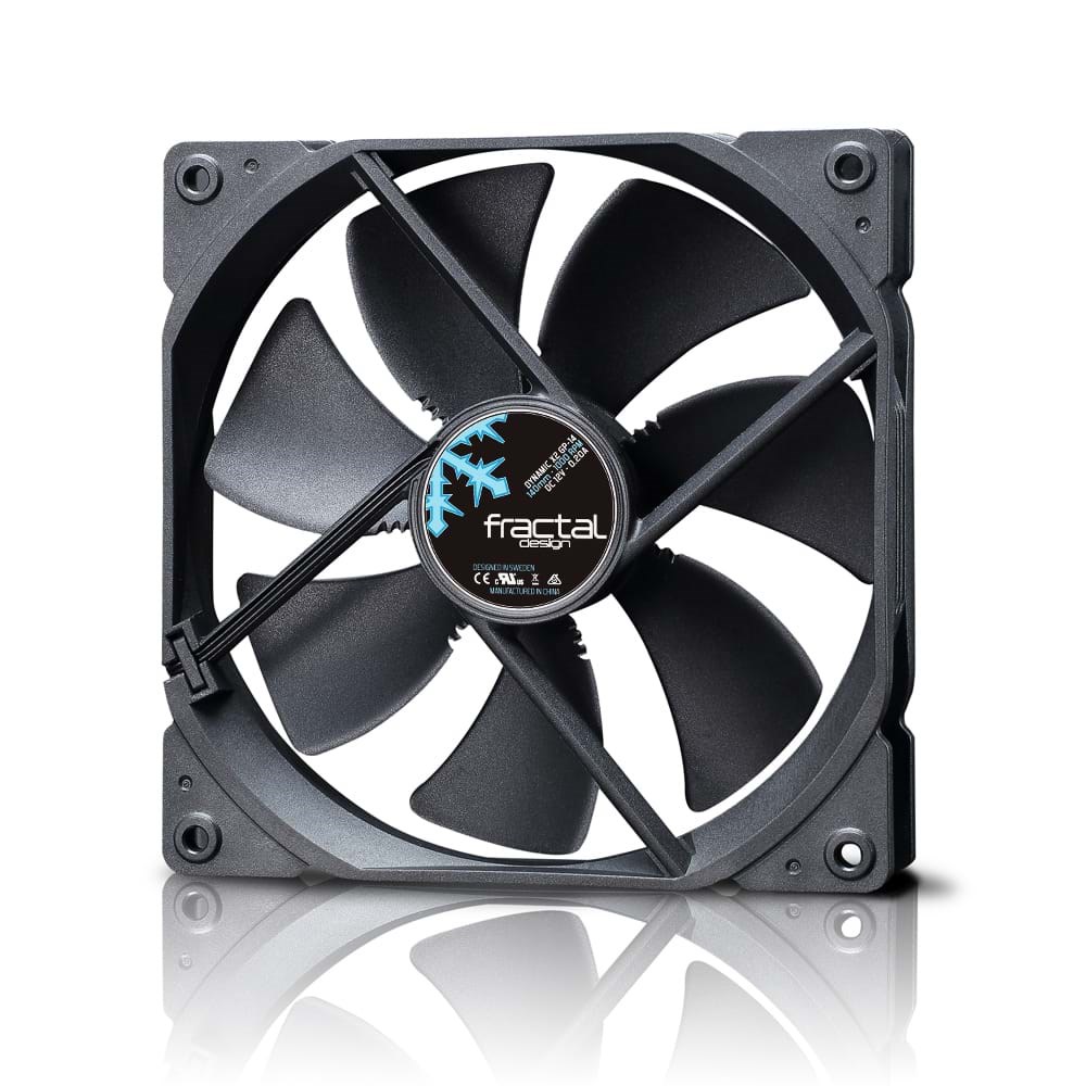 Fractal Design Fan Dynamic X2 GP-14 - Kabinet køler - 140mm - Sort - 18 dBA Kabinetkøler FD-FAN-DYN-X2-GP14-BK