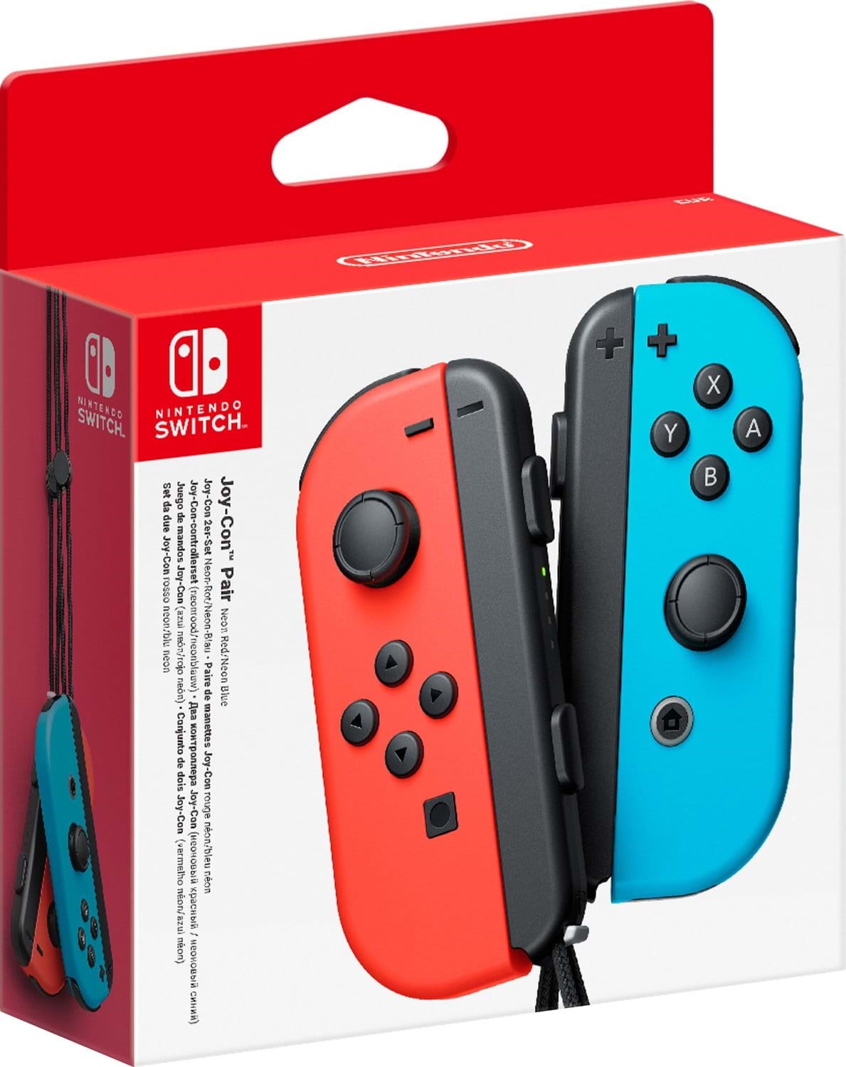 Nintendo Joy-Con Pair Neon Blue/Neon Red - Wireless Controller - Nintendo Switch