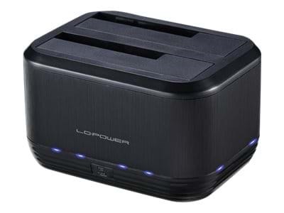 LC Power LC-DOCK-U3-III - HDD dockingstation - SATA - USB 3.0 Harddisk Tilbehør